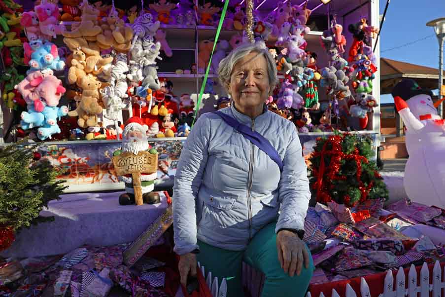 Une résidence Occitalia pose fièrement au marché de Noël de Palavas