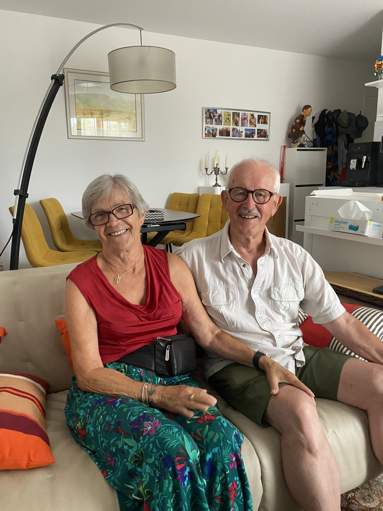 Liliane et Jean-Pierre vivent en couple en résidence services seniors à Montpellier