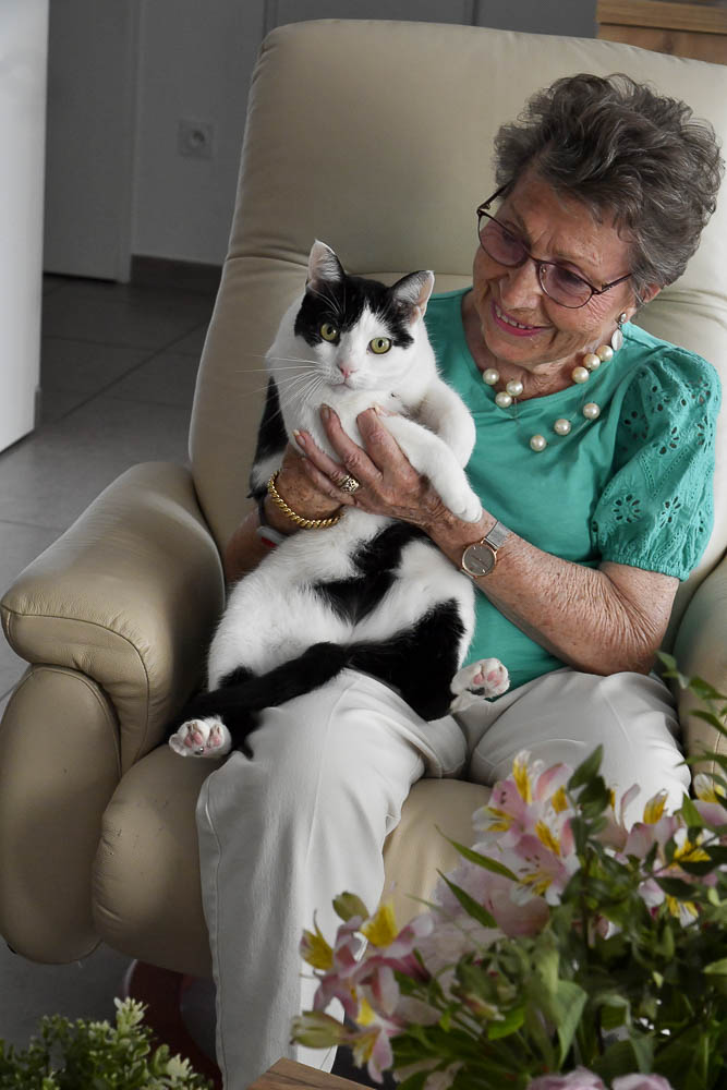 Les animaux de compagnie sont acceptés en résidence seniors Occitalia